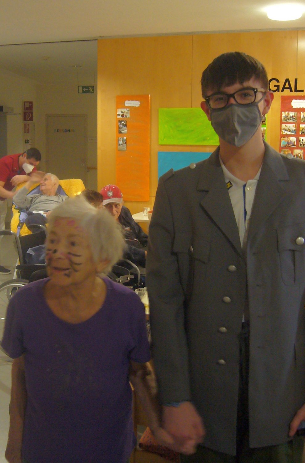 Kostümierung am Faschingdienstag