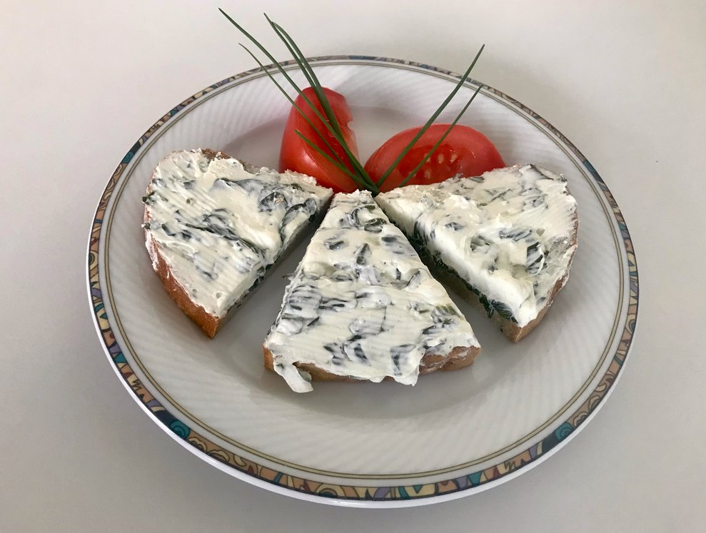 herzhafter Bärlauchaufsrich